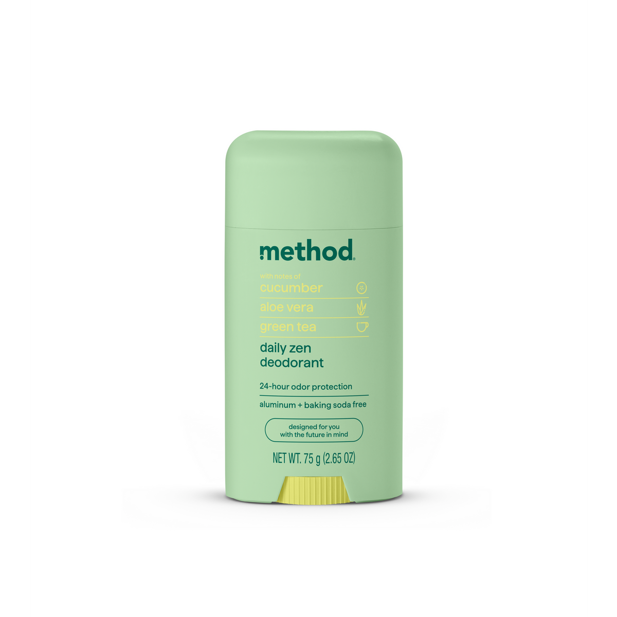Method Aluminum-Free Deodorant, Baking Soda-Free, 75 g, 6 Scents - Daily Zen