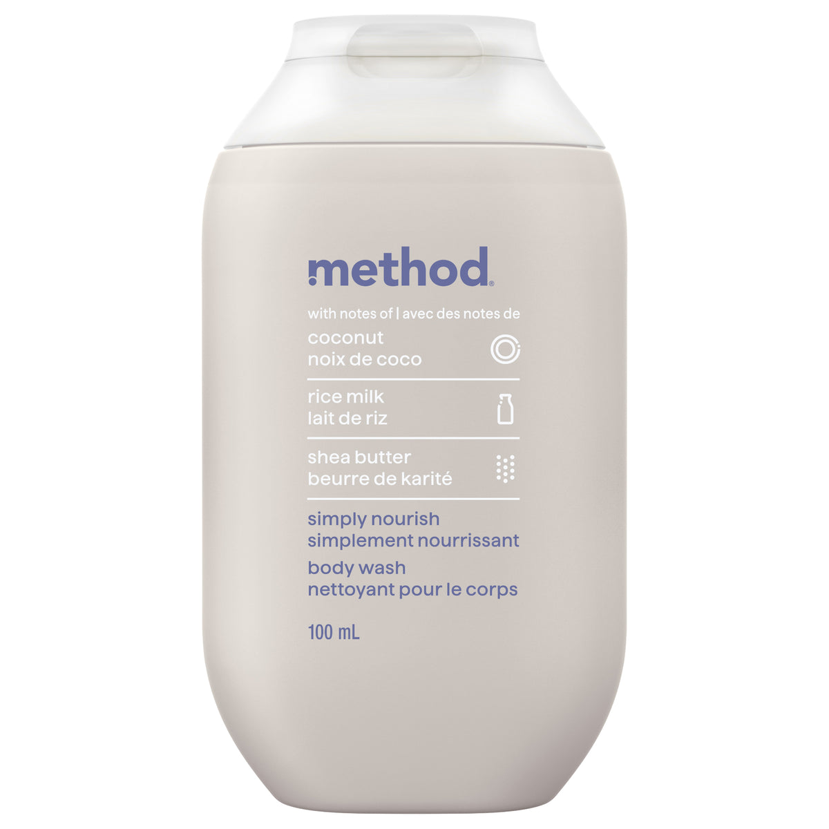 Method Body Wash, Plant-Based Cleansers, 6 Scents - Simply Nourish / 100 ml Travel Size