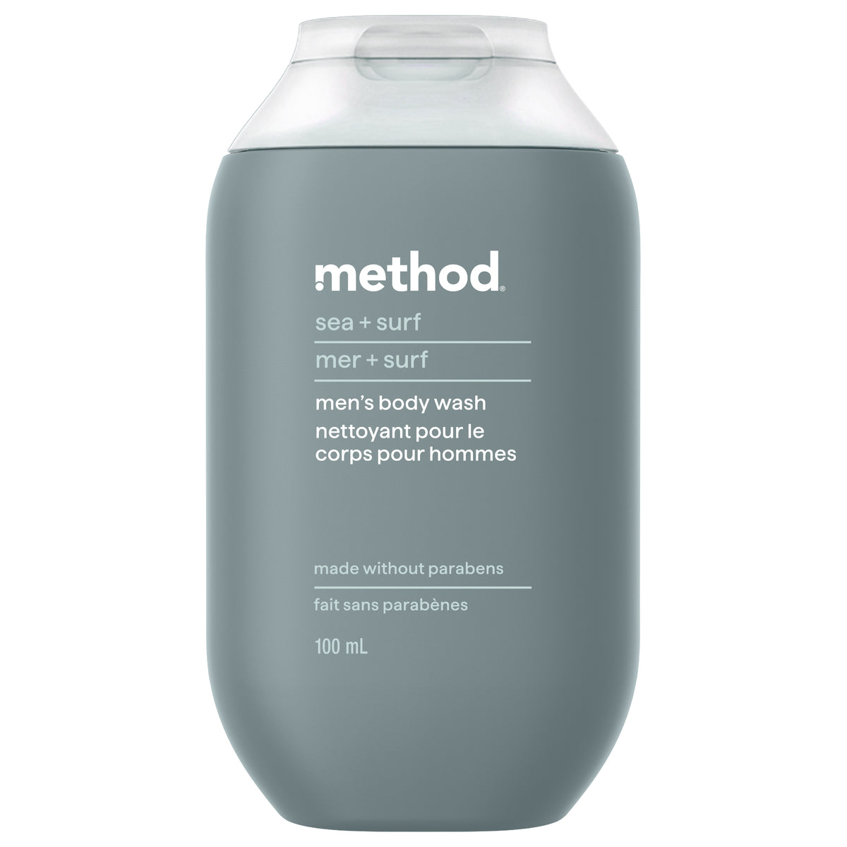 Method Men's Body Wash, 7 Scents - Sea + Surf / 100 ml Travel Size