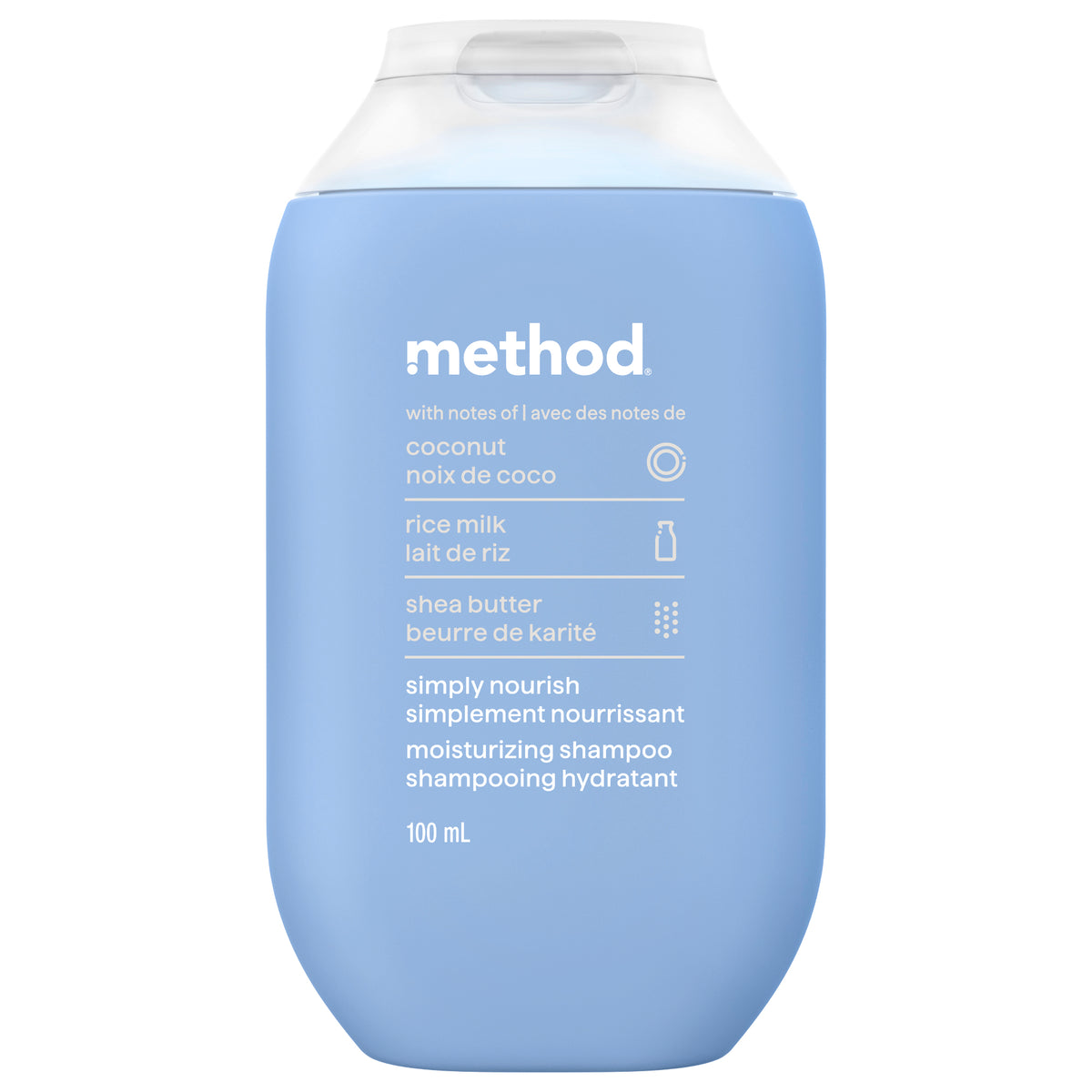 Method Sulfate-Free Shampoo, Color-Safe, 414 ml, 4 Scents - Simply Nourish / 100 ml Travel Size