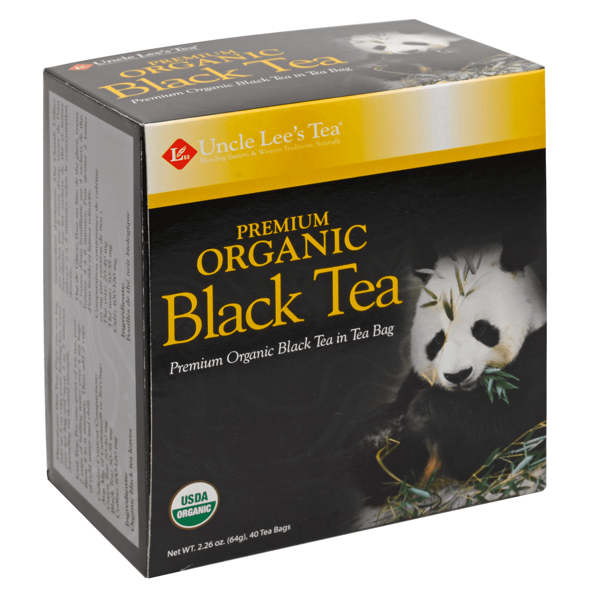 Uncle Lee's Organic Black Tea 40 Bags