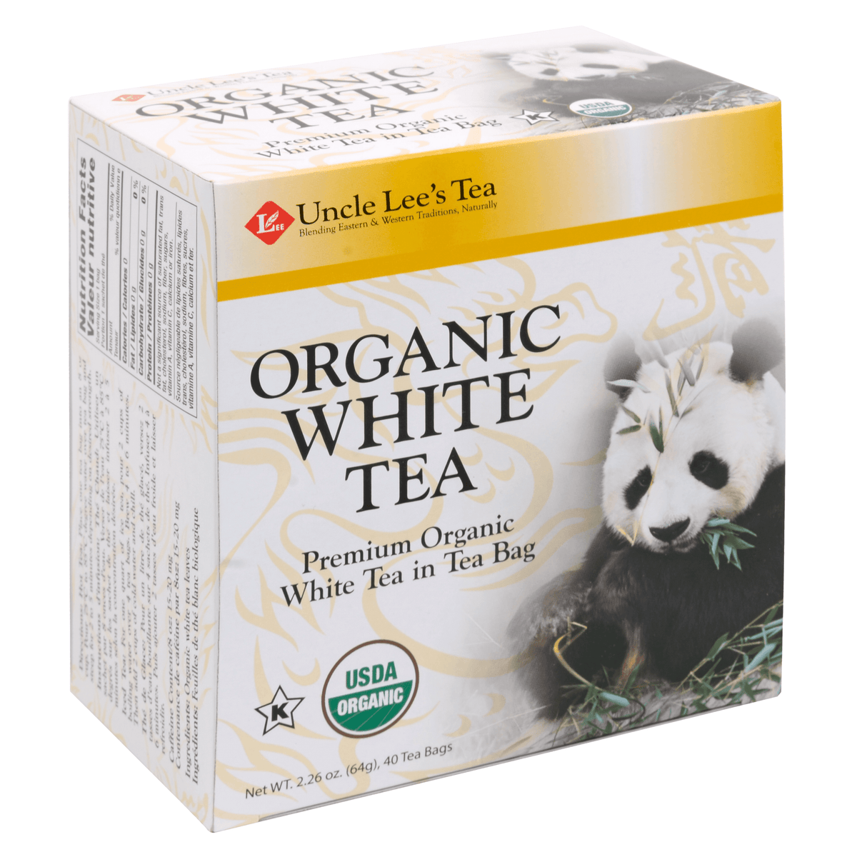 Uncle Lee's Organic White Tea 40 Bags