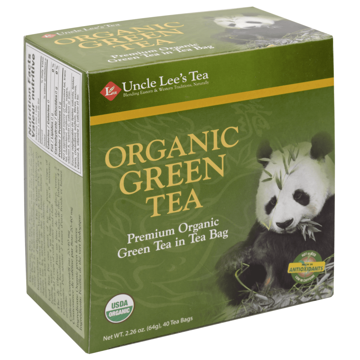 Uncle Lee's Organic Green Tea 40 Bags