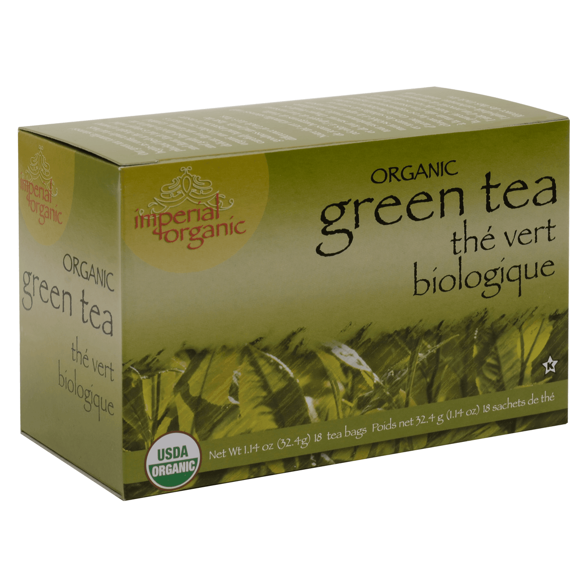 Uncle Lee's Organic Green Tea 18 Bags (Imperial Organic)