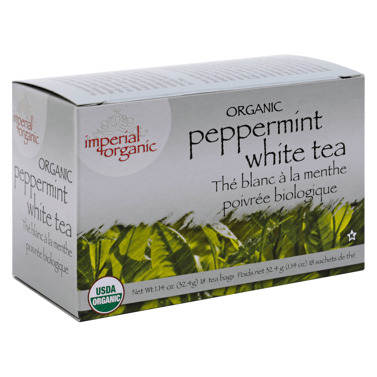 Uncle Lee's Imperial Organic White Tea Blends Peppermint White Tea