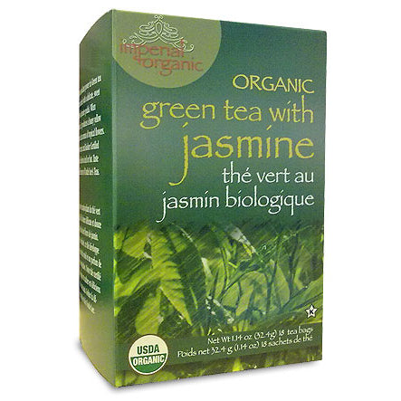 Uncle Lee's Organic Jasmine Green Tea 18 Bags (Imperial Organic)