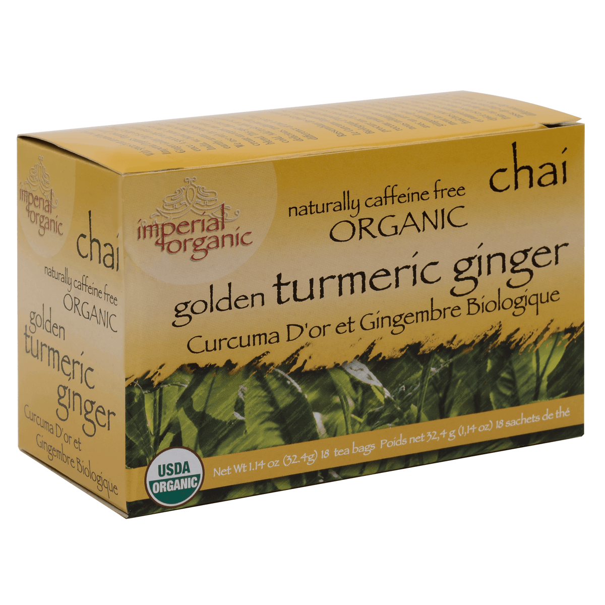 Uncle Lee's Imperial Organic Chai Golden Turmeric Ginger