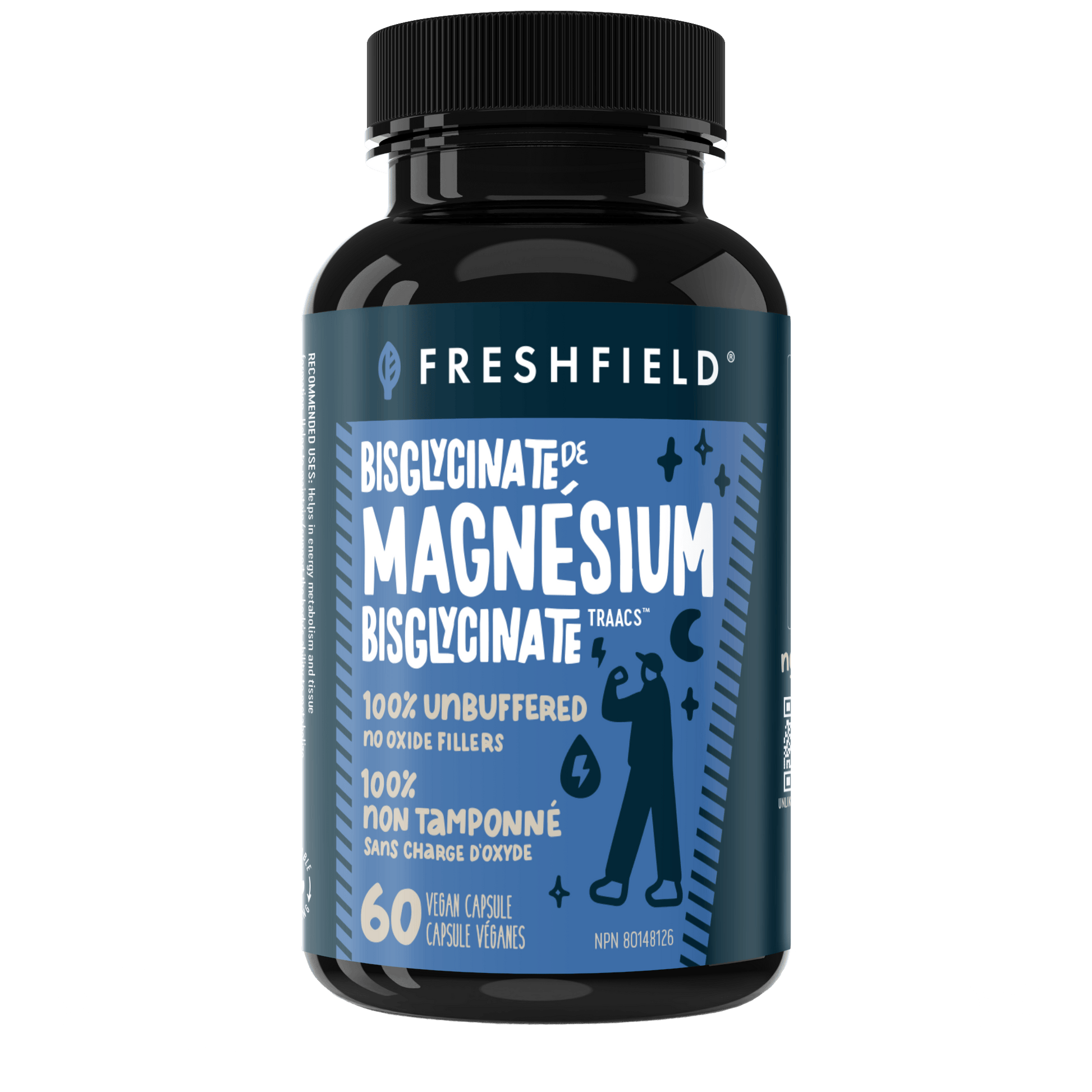 Freshfield Pure Magnesium Bisglycinate 60 Capsules