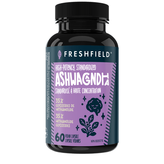 Freshfield High-Potency Ashwagandha 60 Vegetable Capsules