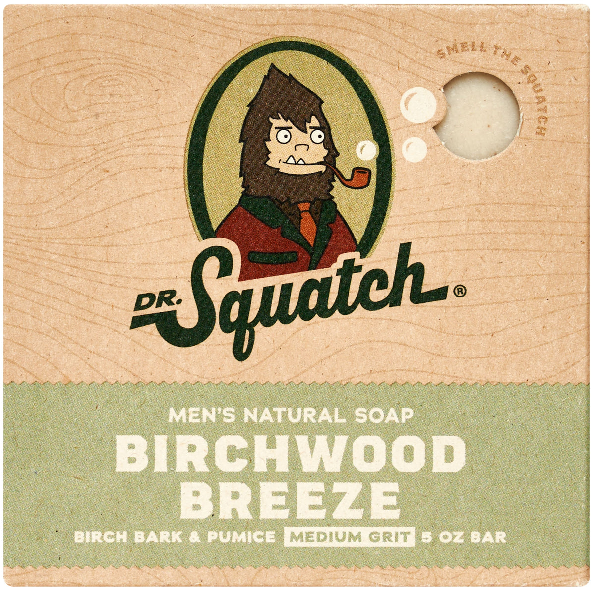Dr. Squatch Birchwood Breeze Bar Soap