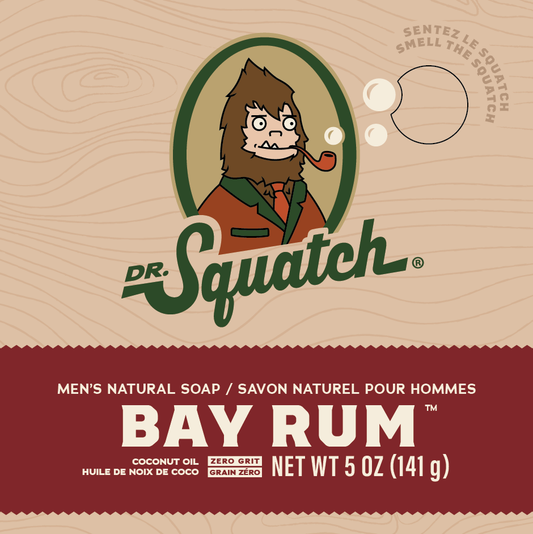 Dr. Squatch Bay Rum Bar Soap