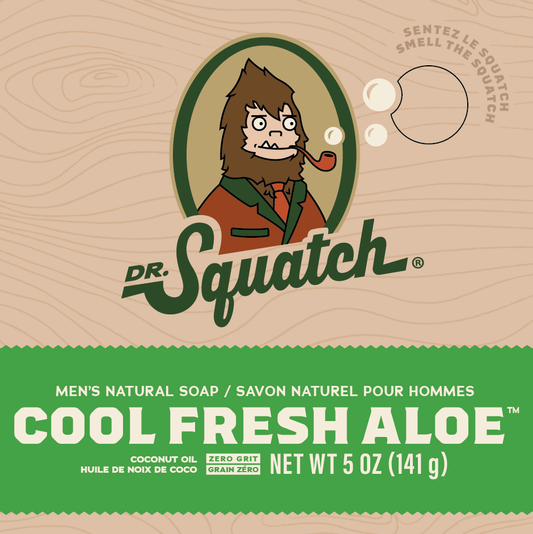 Dr. Squatch Cool Fresh Aloe Bar Soap