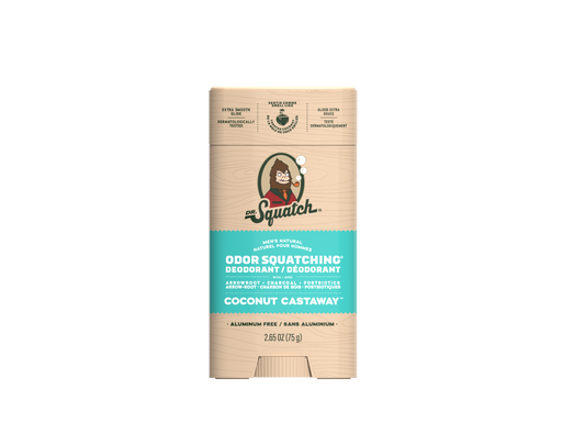 Dr. Squatch Wide Stick Deodorant Coconut Castaway