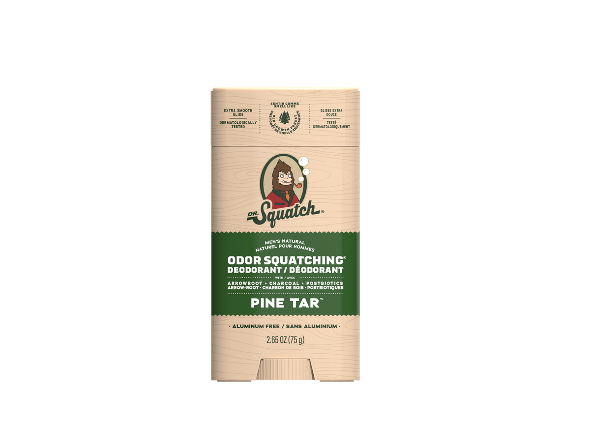 Dr. Squatch Wide Stick Deodorant Pine Tar