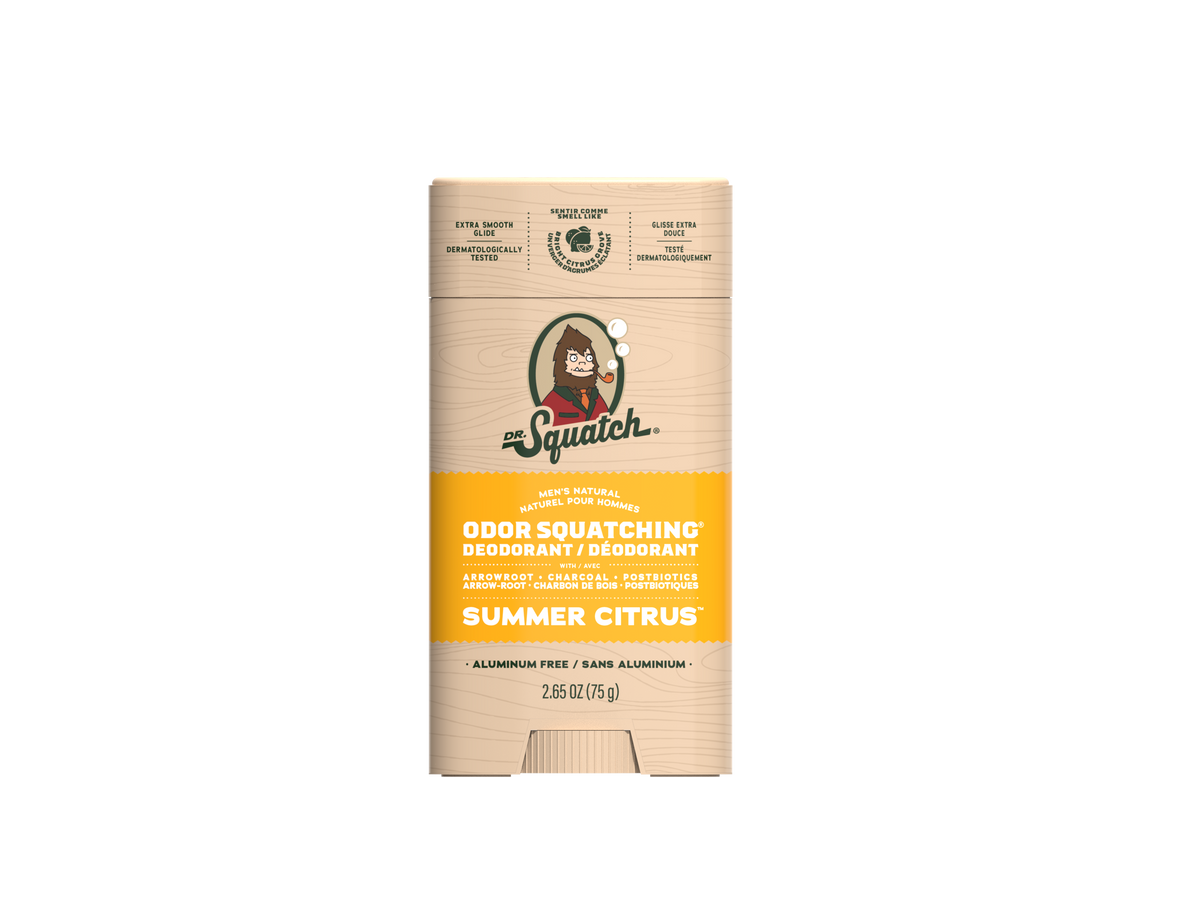 Dr. Squatch Wide Stick Deodorant Summer Citrus