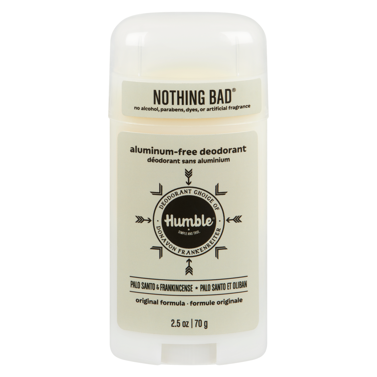 Humble Brands Original Formula Deodorant Palo Santo & Frankincense 70g Stick