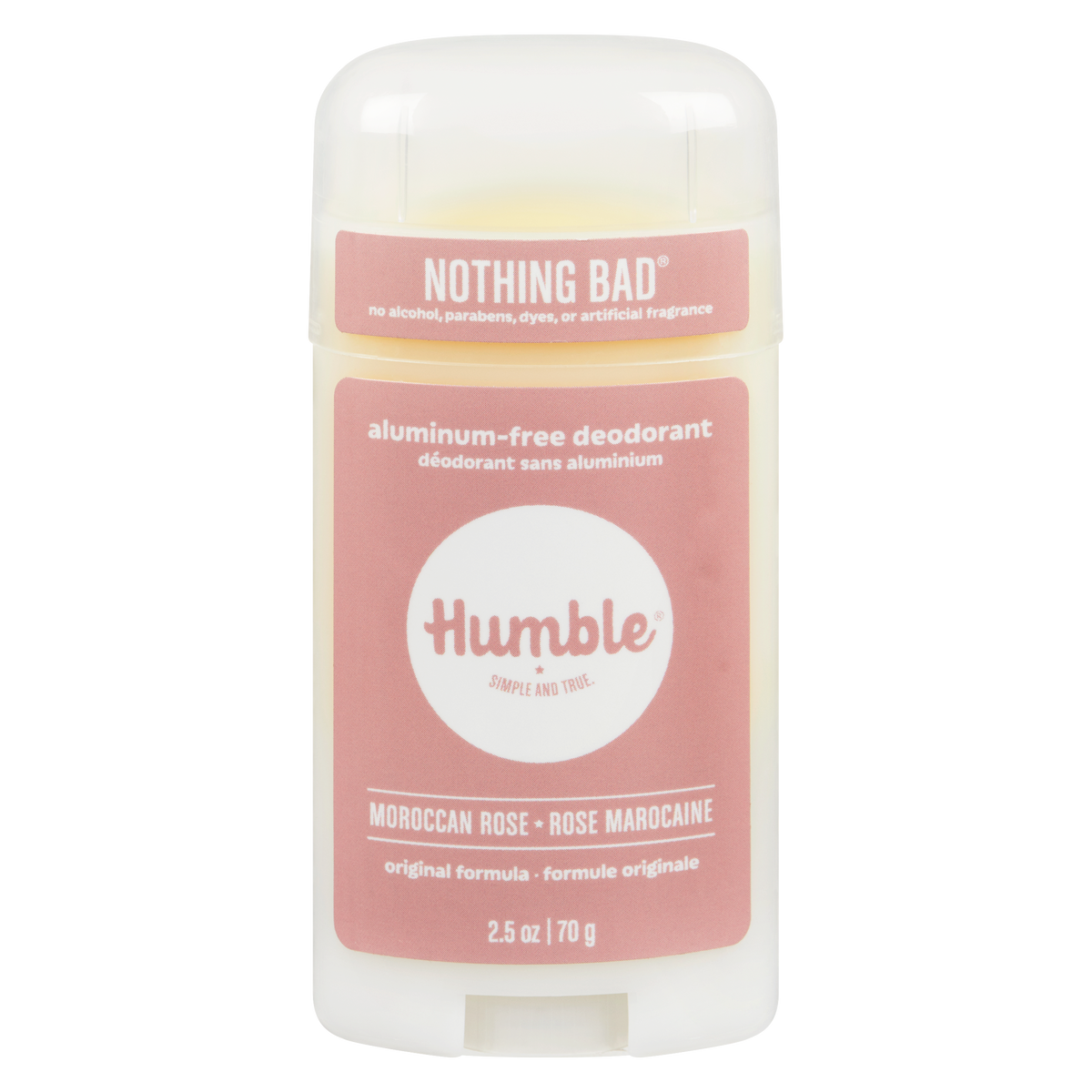 Humble Brands Original Formula Deodorant Moroccan Rose 70g Stick