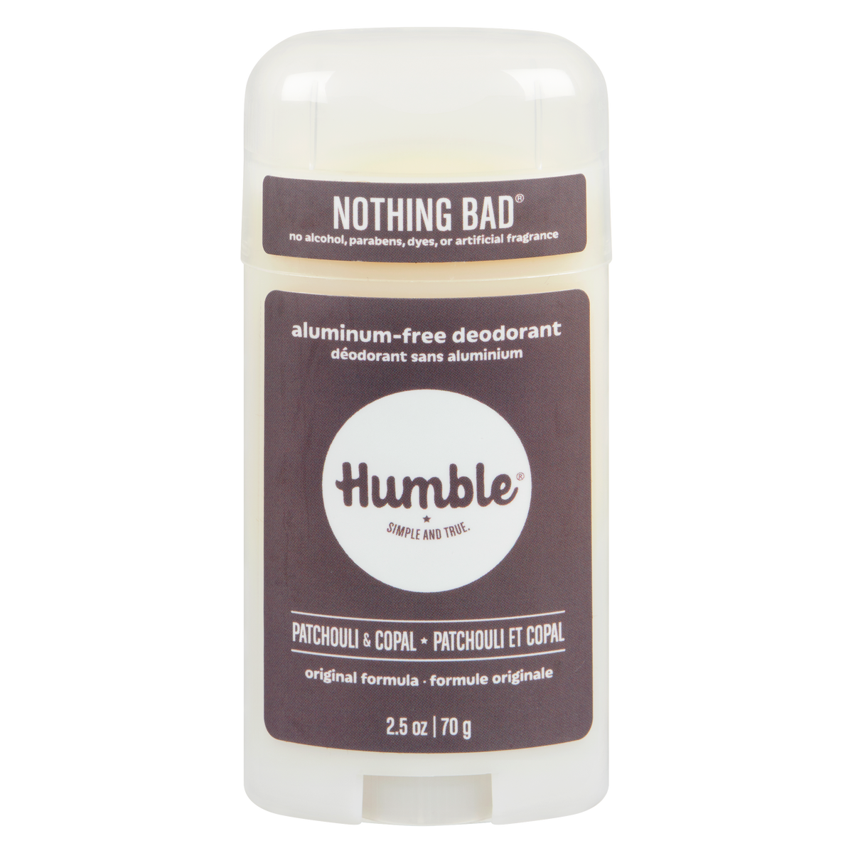 Humble Brands Original Formula Deodorant Patchouli & Copal 70g Stick