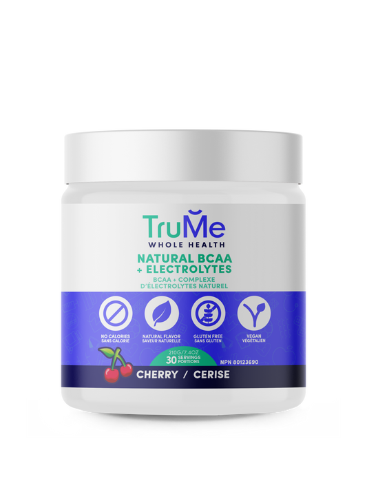 TruMe Natural BCAA Plus Electrolytes Powder 210g Cherry