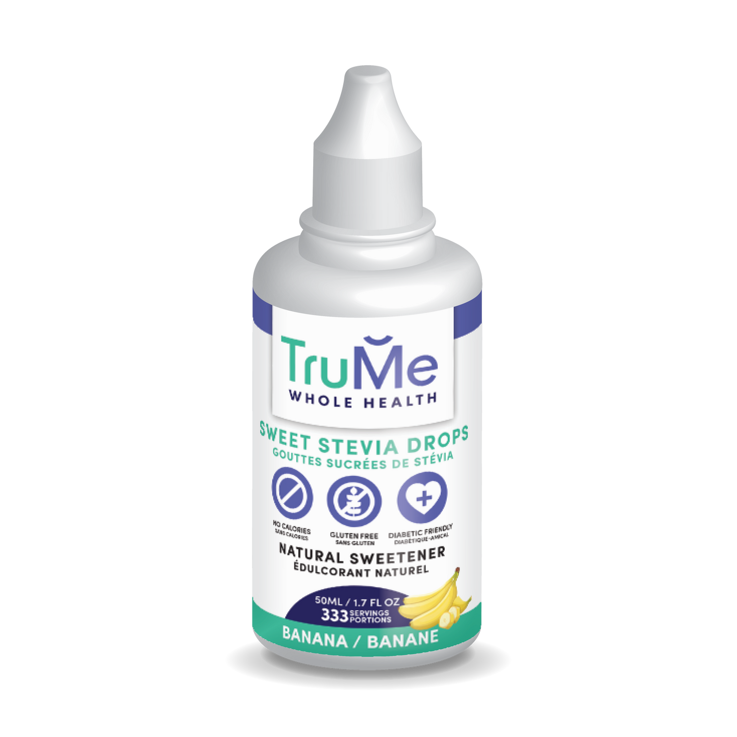 TruMe Sweet Stevia Drops 50ml Banana