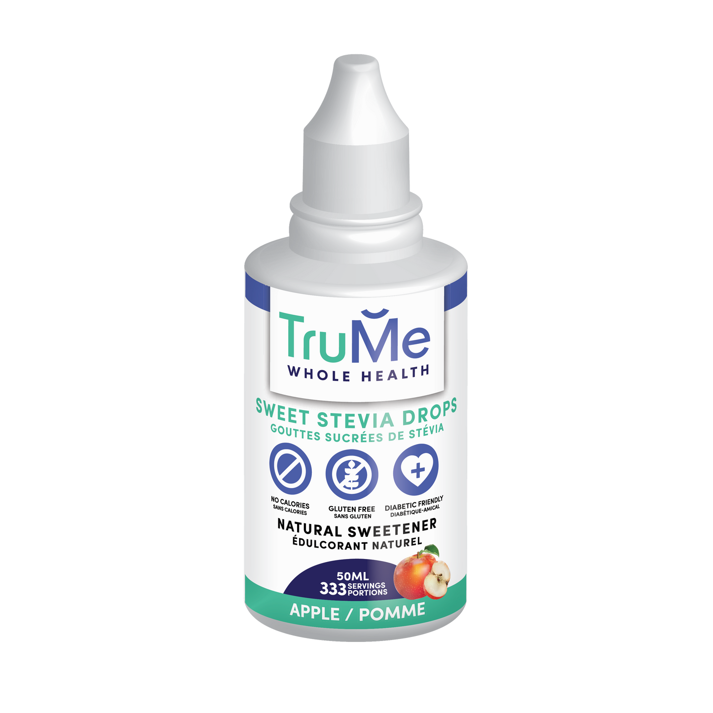 TruMe Sweet Stevia Drops 50ml Apple
