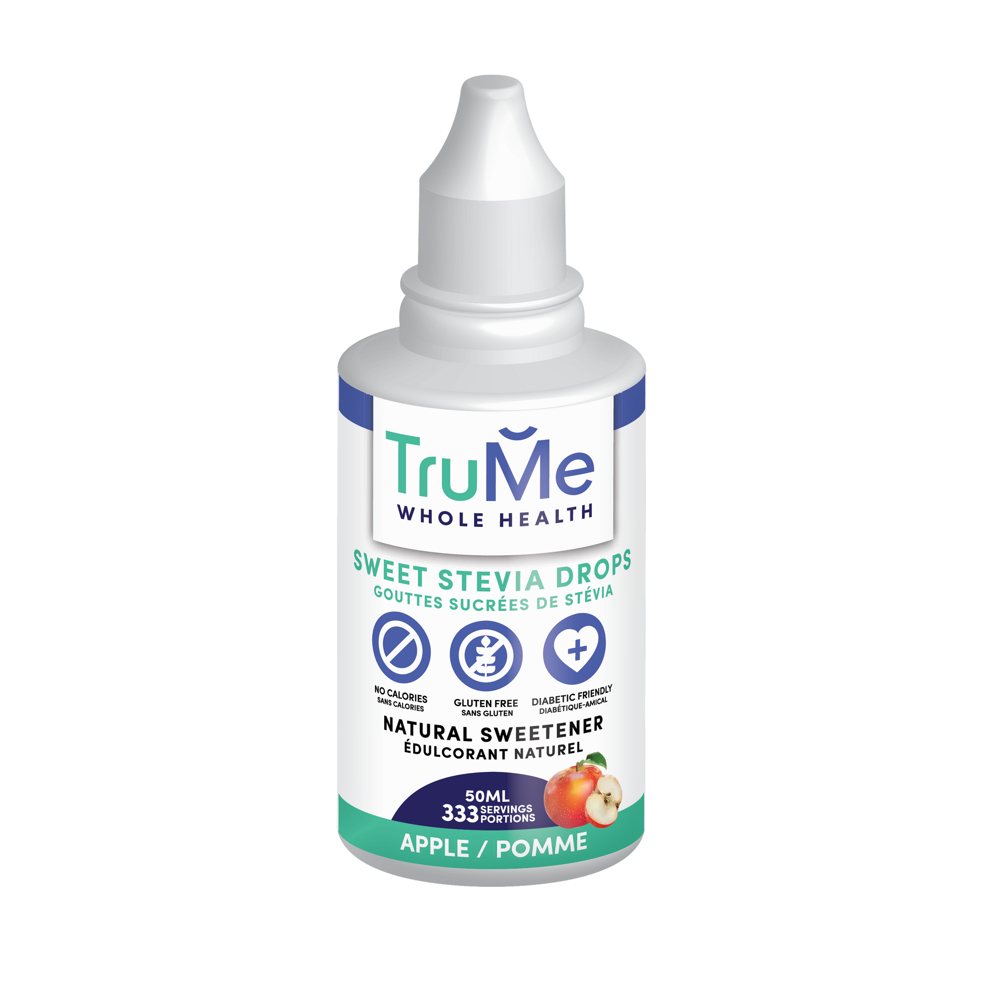 TruMe Sweet Stevia Drops 50ml Apple