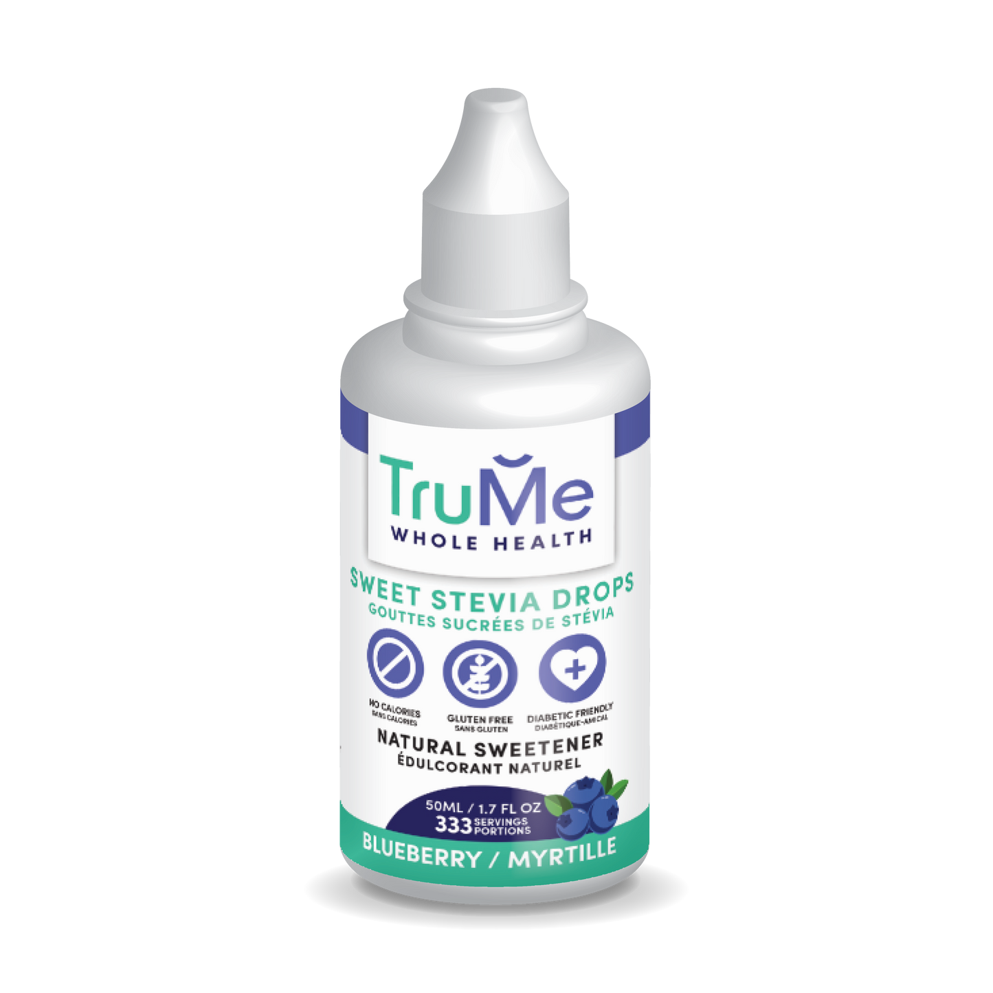 TruMe Sweet Stevia Drops 50ml Blueberry