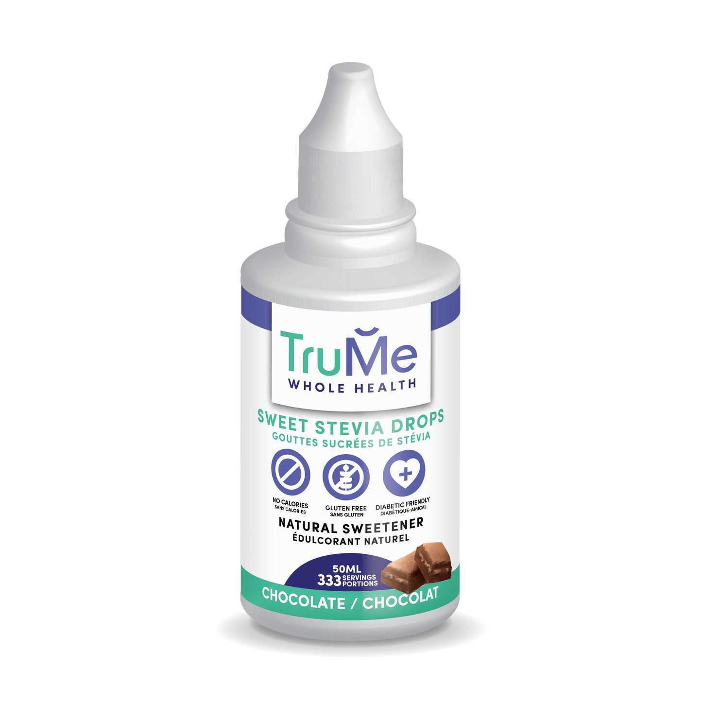 TruMe Sweet Stevia Drops 50ml Chocolate