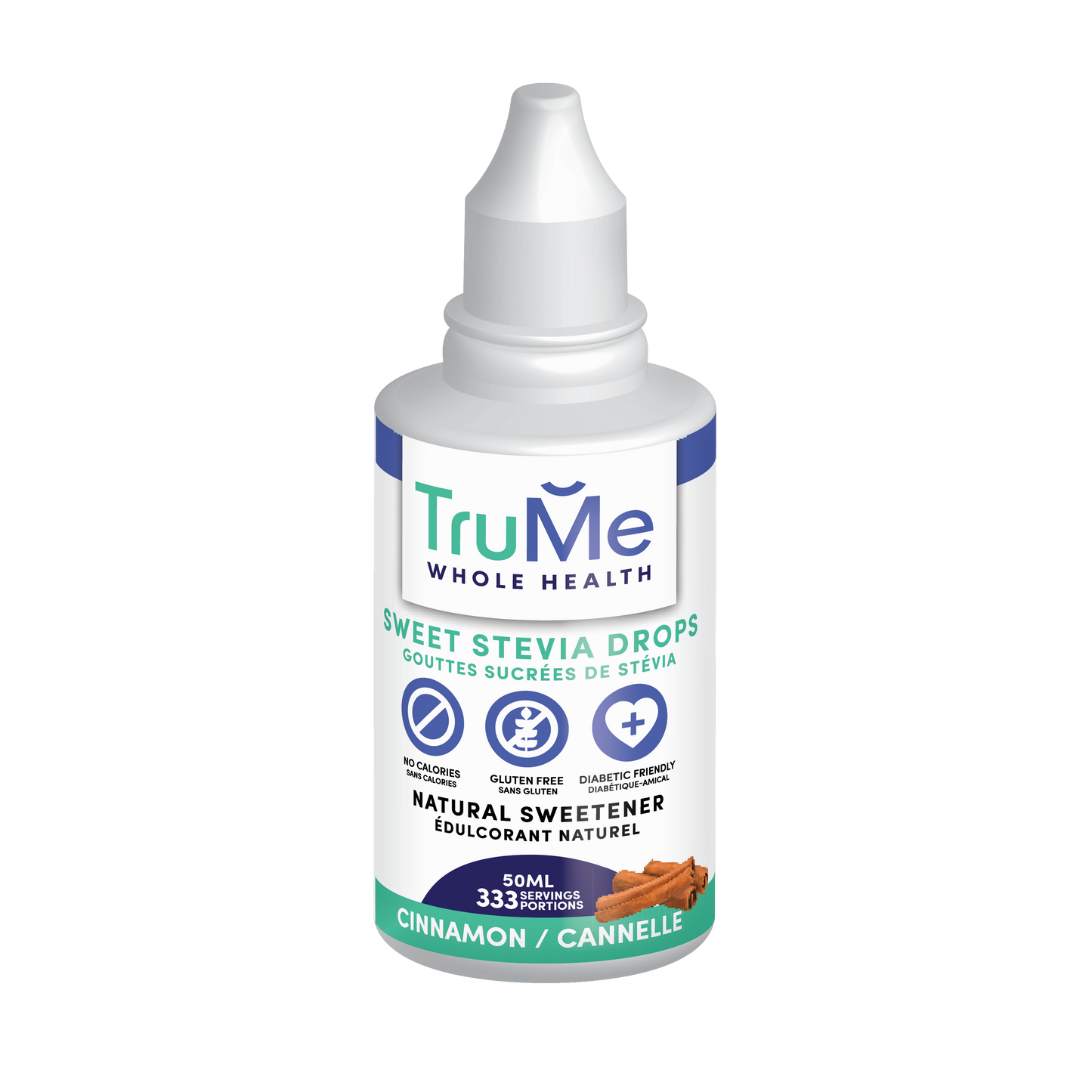TruMe Sweet Stevia Drops 50ml Cinnamon