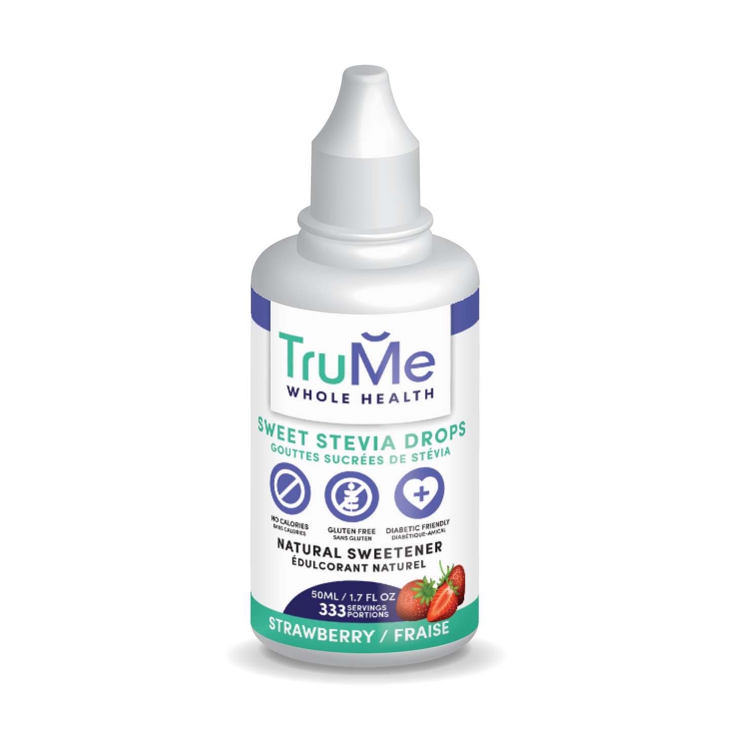 TruMe Sweet Stevia Drops 50ml Strawberry