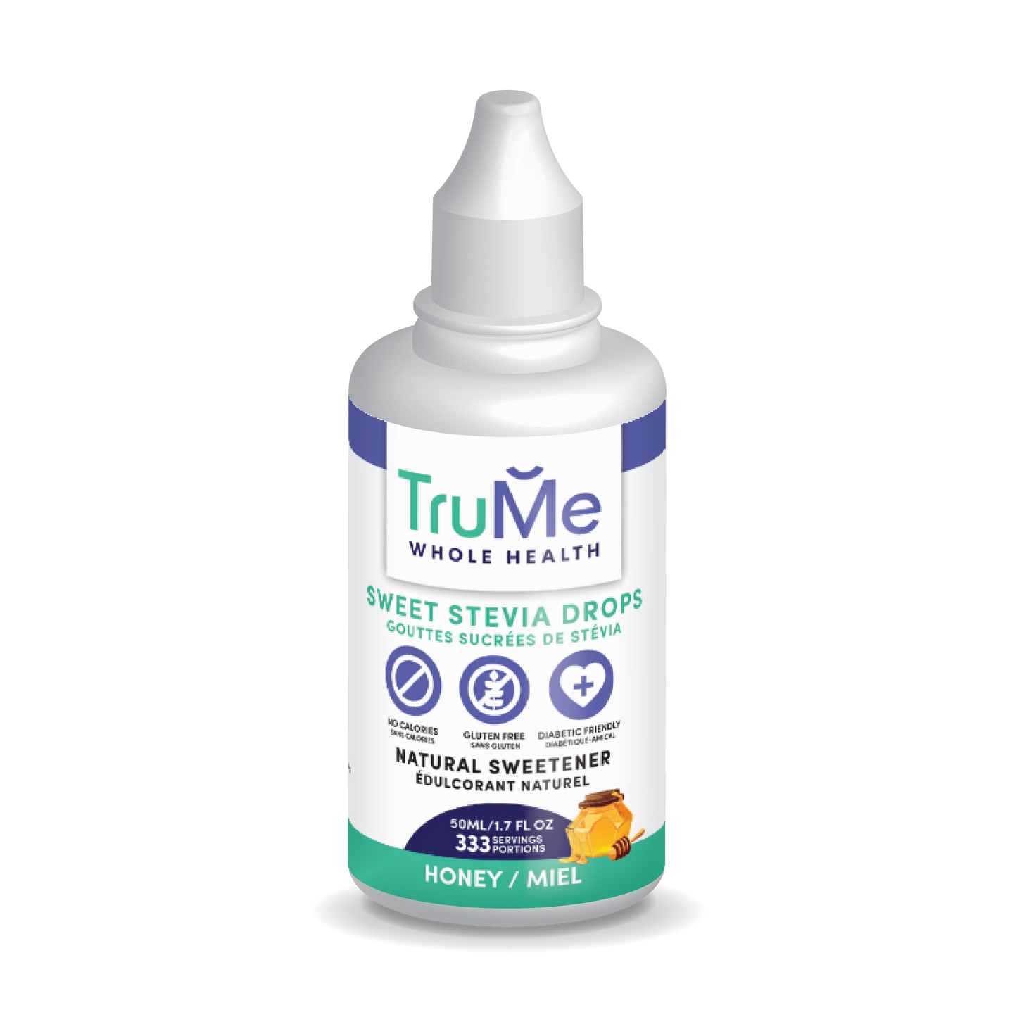 TruMe Sweet Stevia Drops 50ml Honey
