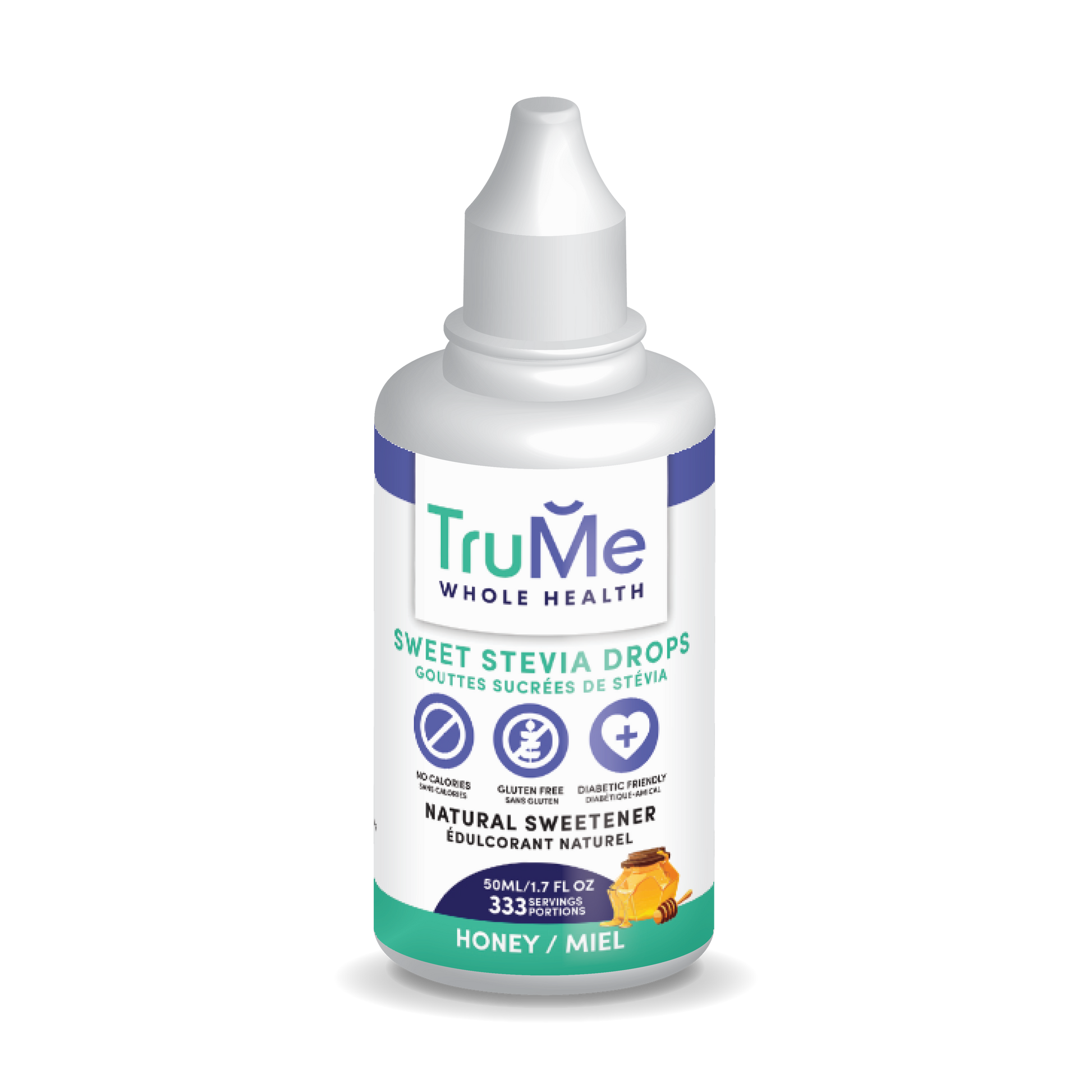 TruMe Sweet Stevia Drops 50ml Honey