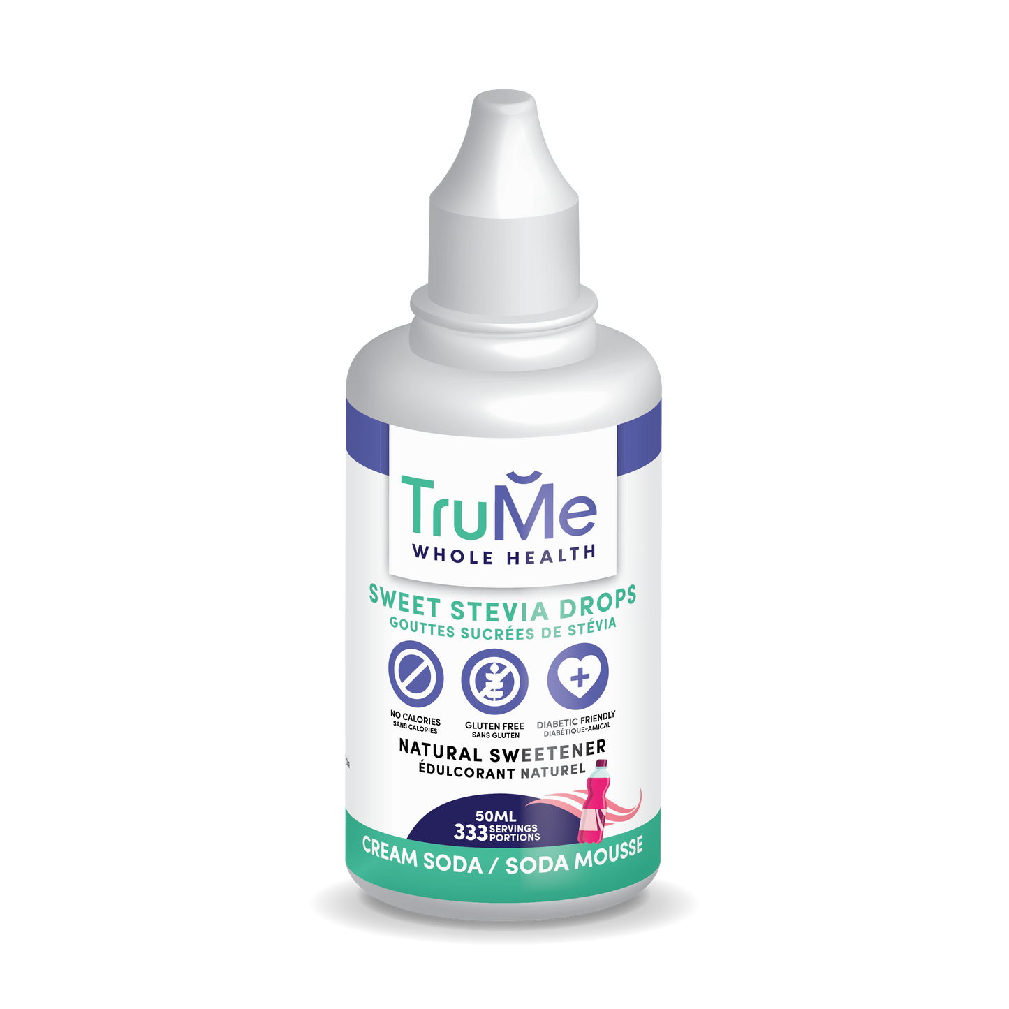 TruMe Sweet Stevia Drops 50ml Cream Soda