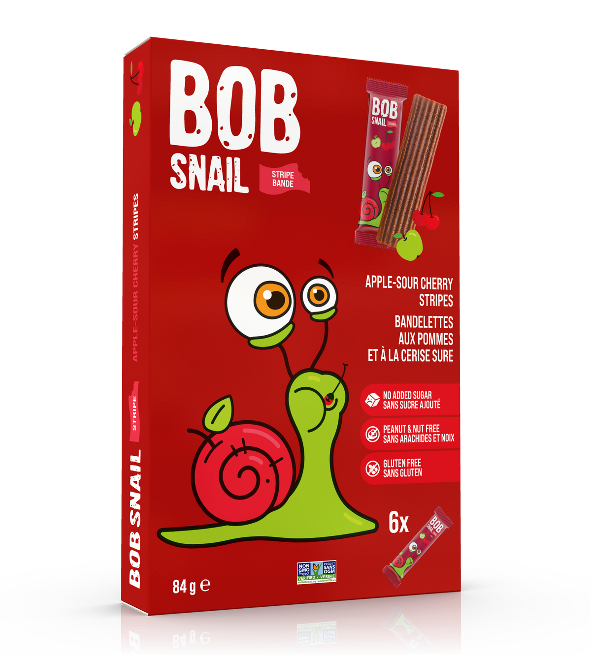 Bob Snail Fruit Stripes Apple-Sour Cherry