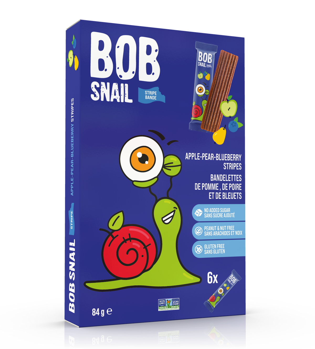 Bob Snail Fruit Stripes Apple-Pear-Blueberry