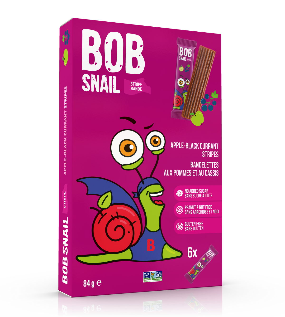 Bob Snail Fruit Stripes Apple-Black Currant