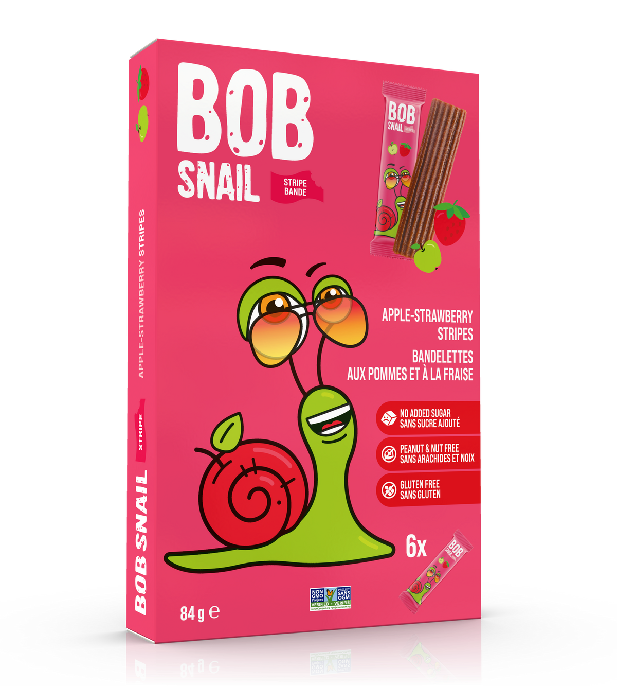 Bob Snail Fruit Stripes Apple-Strawberry