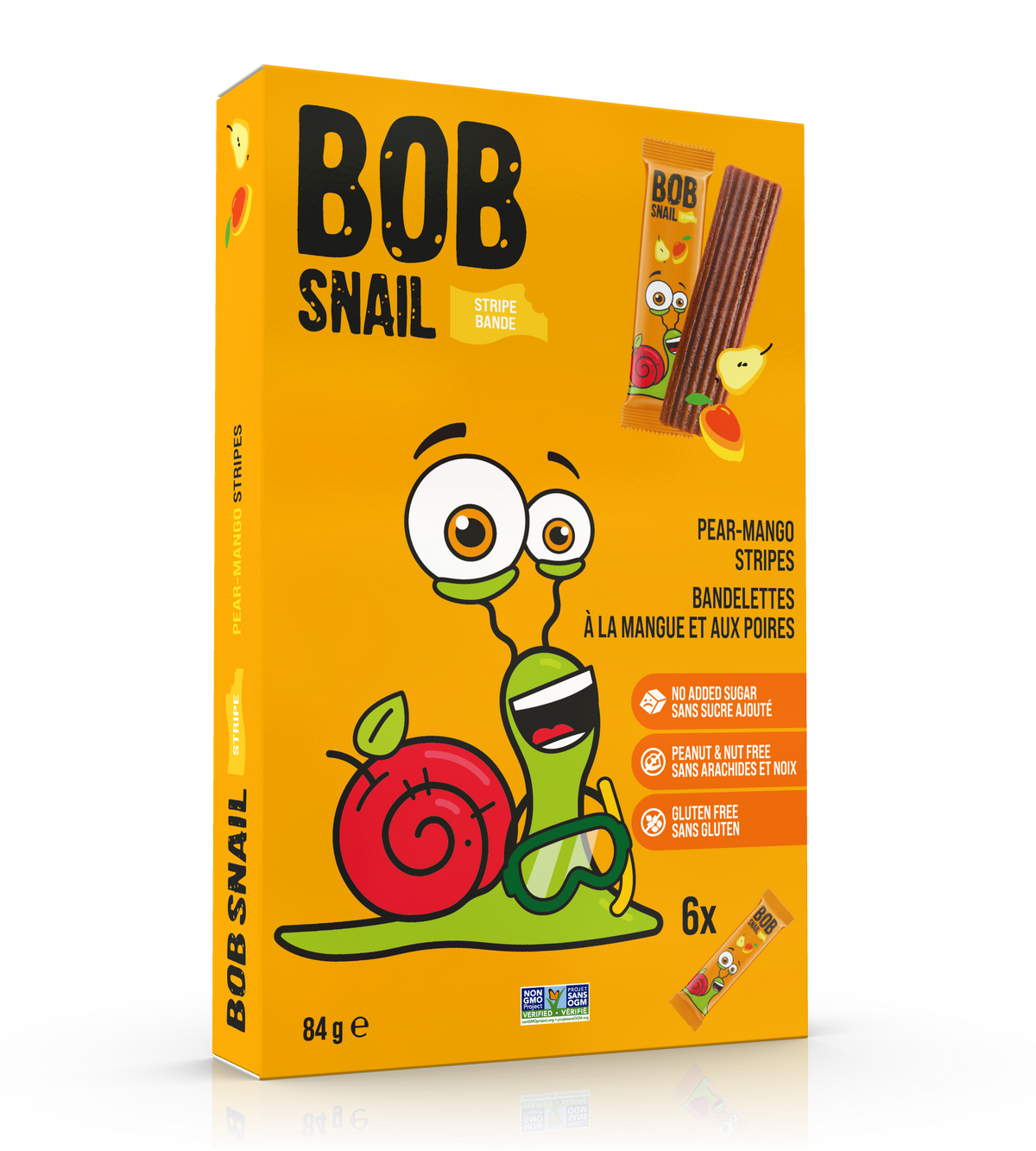 Bob Snail Fruit Stripes Pear-Mango