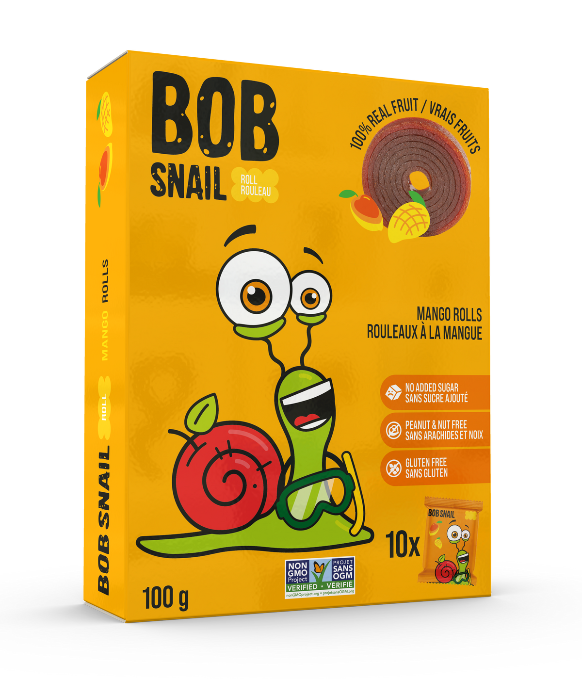 Bob Snail Fruit Rolls Mango