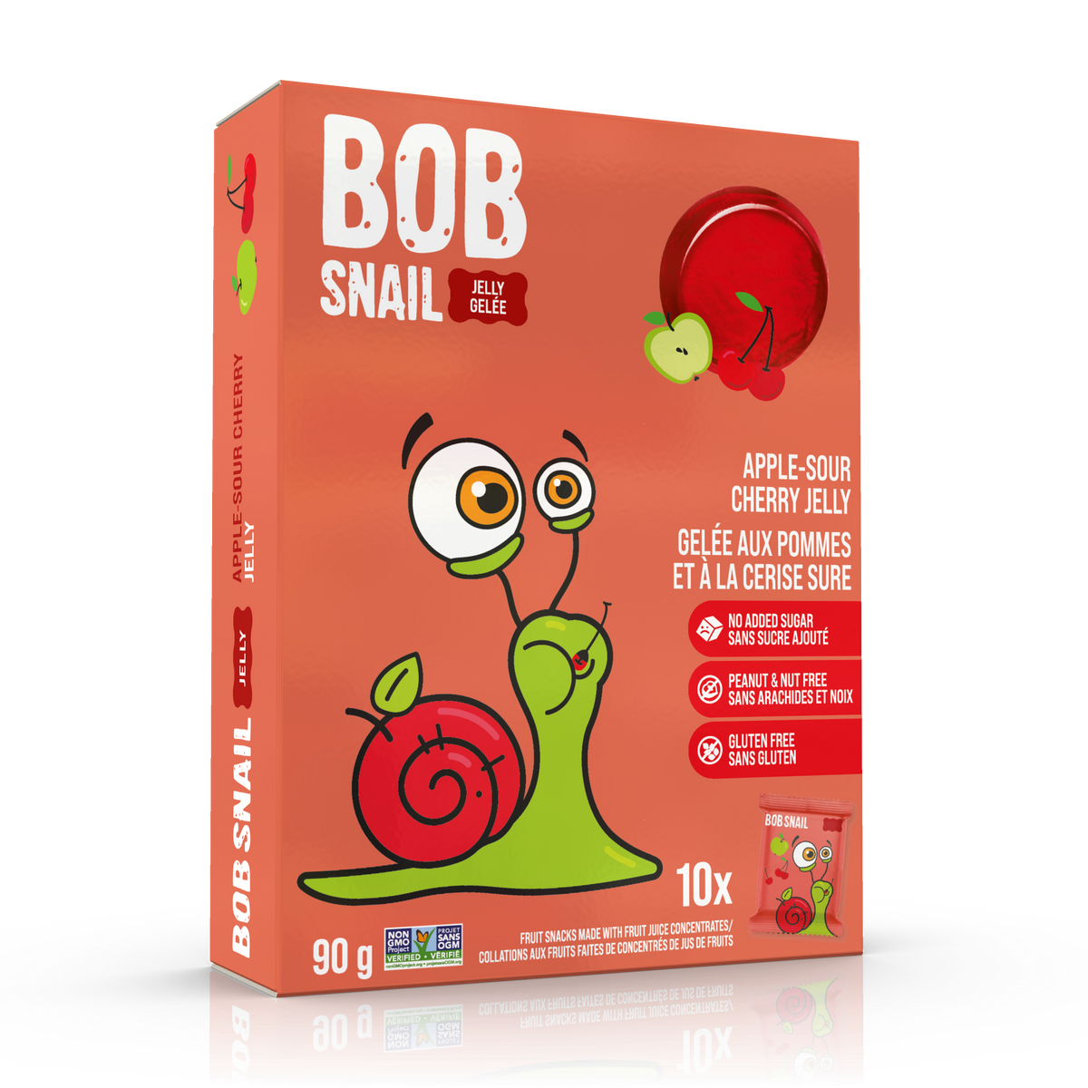 Bob Snail Fruit Jelly Apple-Sour Cherry