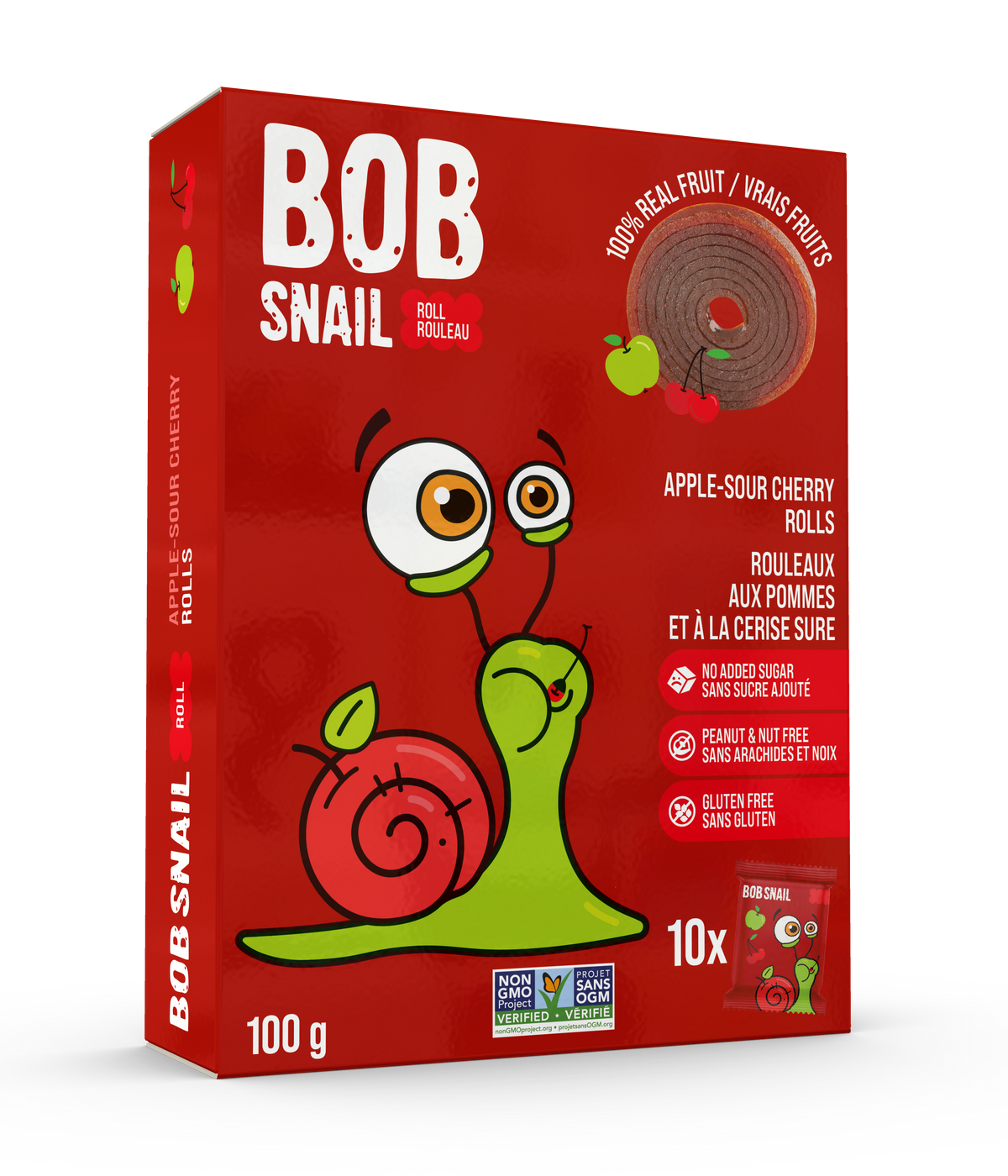Bob Snail Fruit Rolls Apple-Sour Cherry