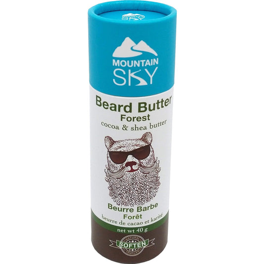 Mountain Sky Beard Butter in Eco-Tube, Forest, 40g