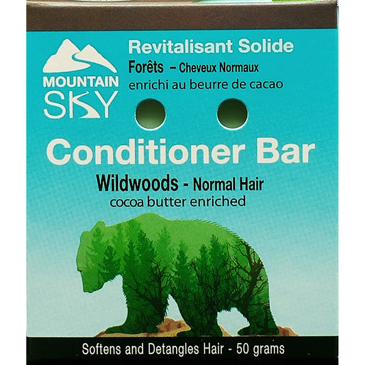 Mountain Sky Conditioner Bar, 6 Scents, 50g - Wildwoods