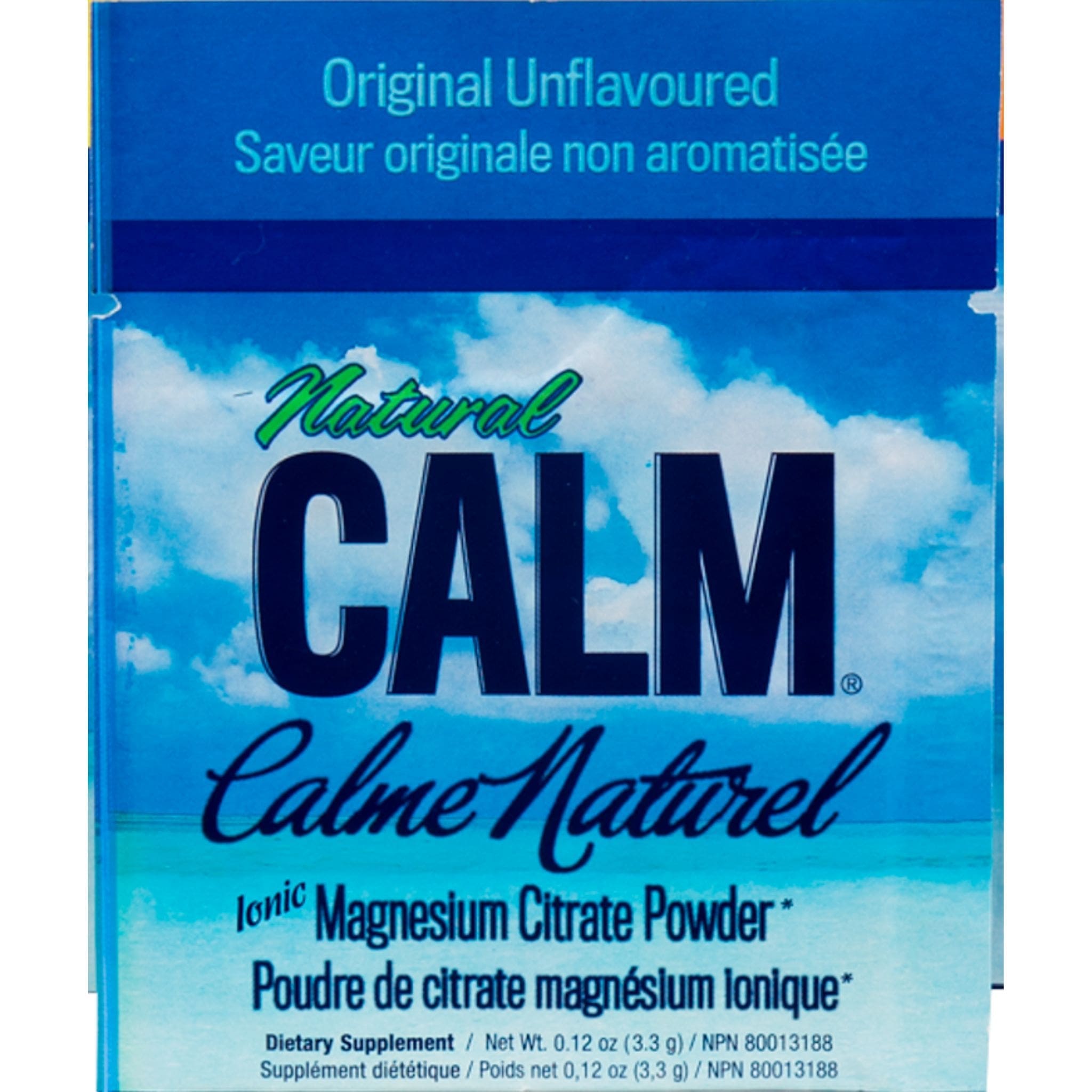 Calm Powder Form Natural Calm Magnesium Citrate Powder, 1 Serving SAMPLE, 3.3g