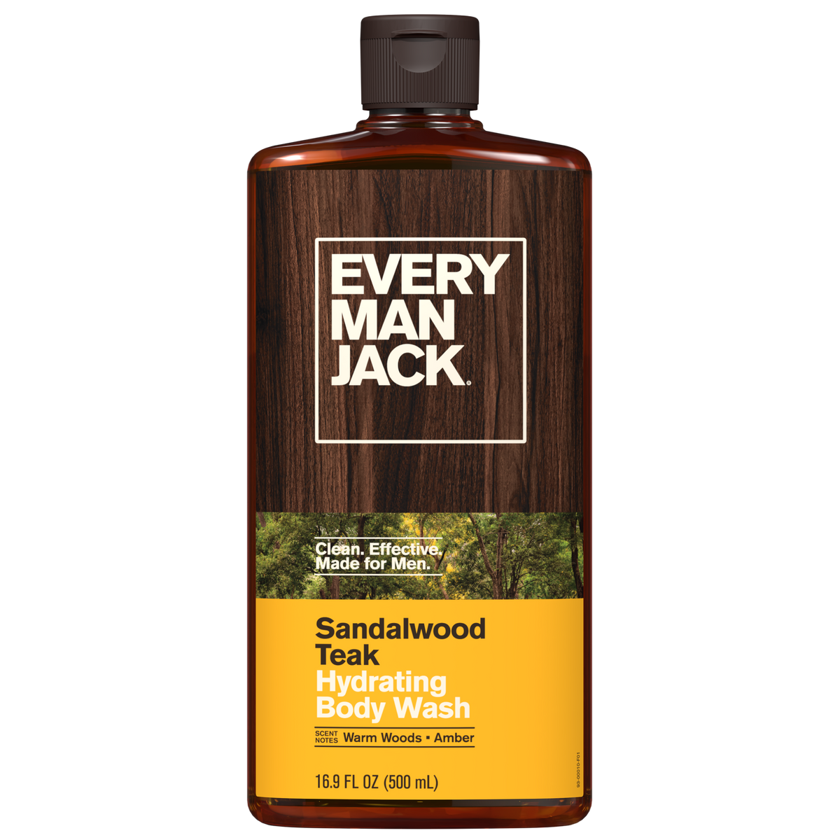 Every Man Jack Body Wash, Sandalwood 500ml
