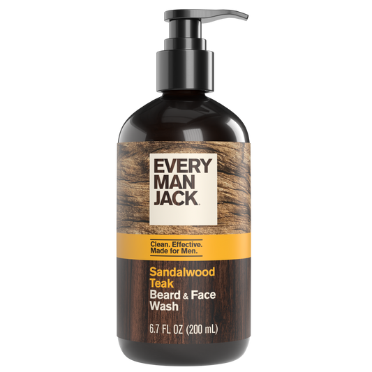 Every Man Jack Beard + Face Wash, Sandalwood
