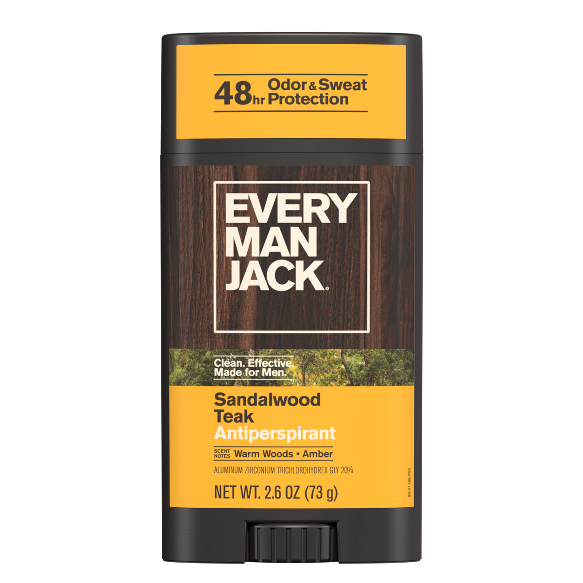 Every Man Jack Antiperspirant & Deodorant, Sandalwood