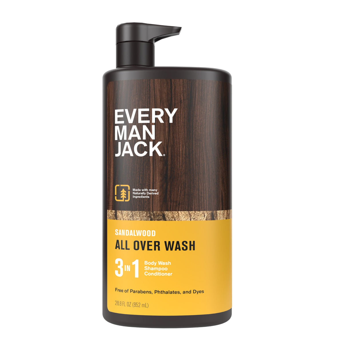 Every Man Jack 3-in-1 All Over Wash, Sandalwood