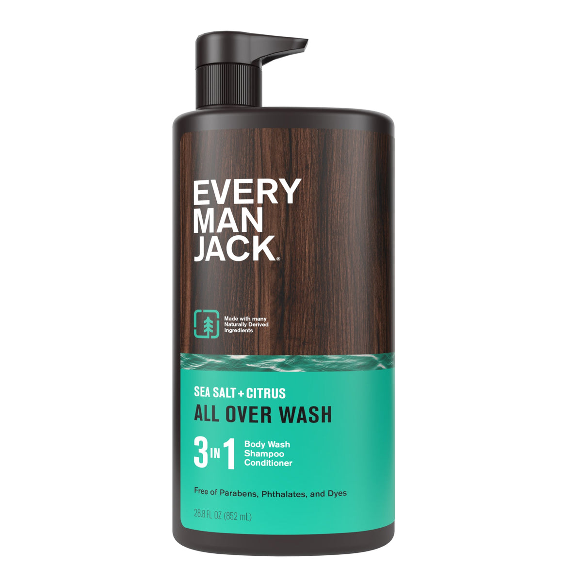 Every Man Jack 3-in-1 All Over Wash, Sea Salt