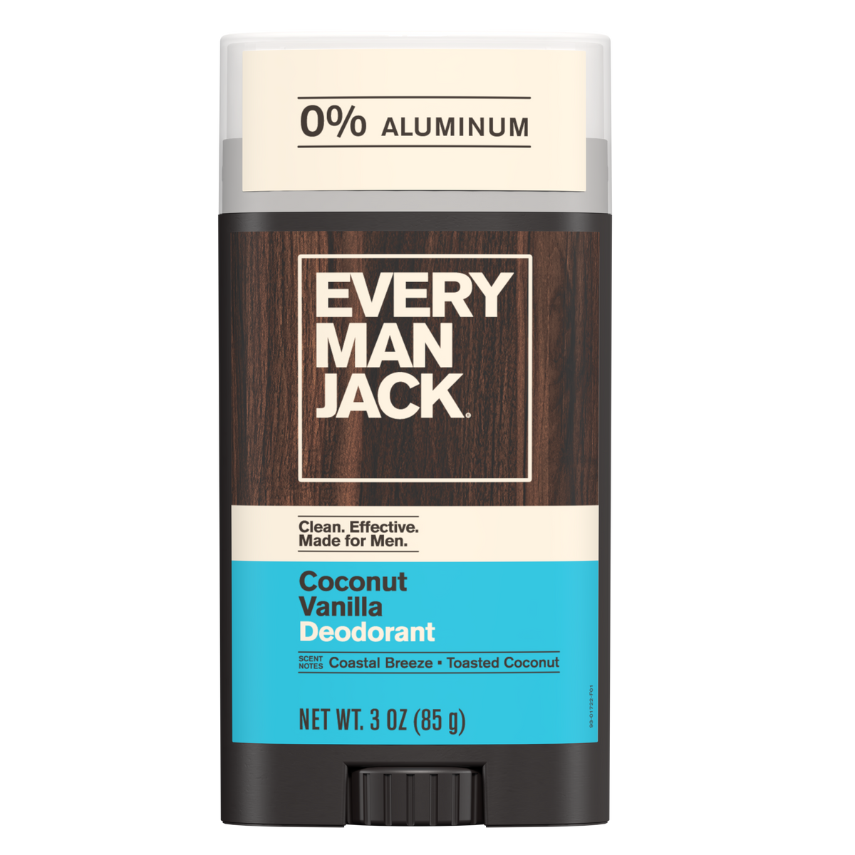 Every Man Jack Aluminum-Free Deodorant, Coconut & Vanilla
